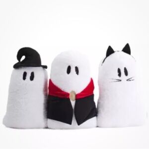 Isaac Mizrahi 3pk ghost in Halloween costume pillows👻